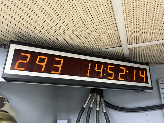 GPS IRIG clock display